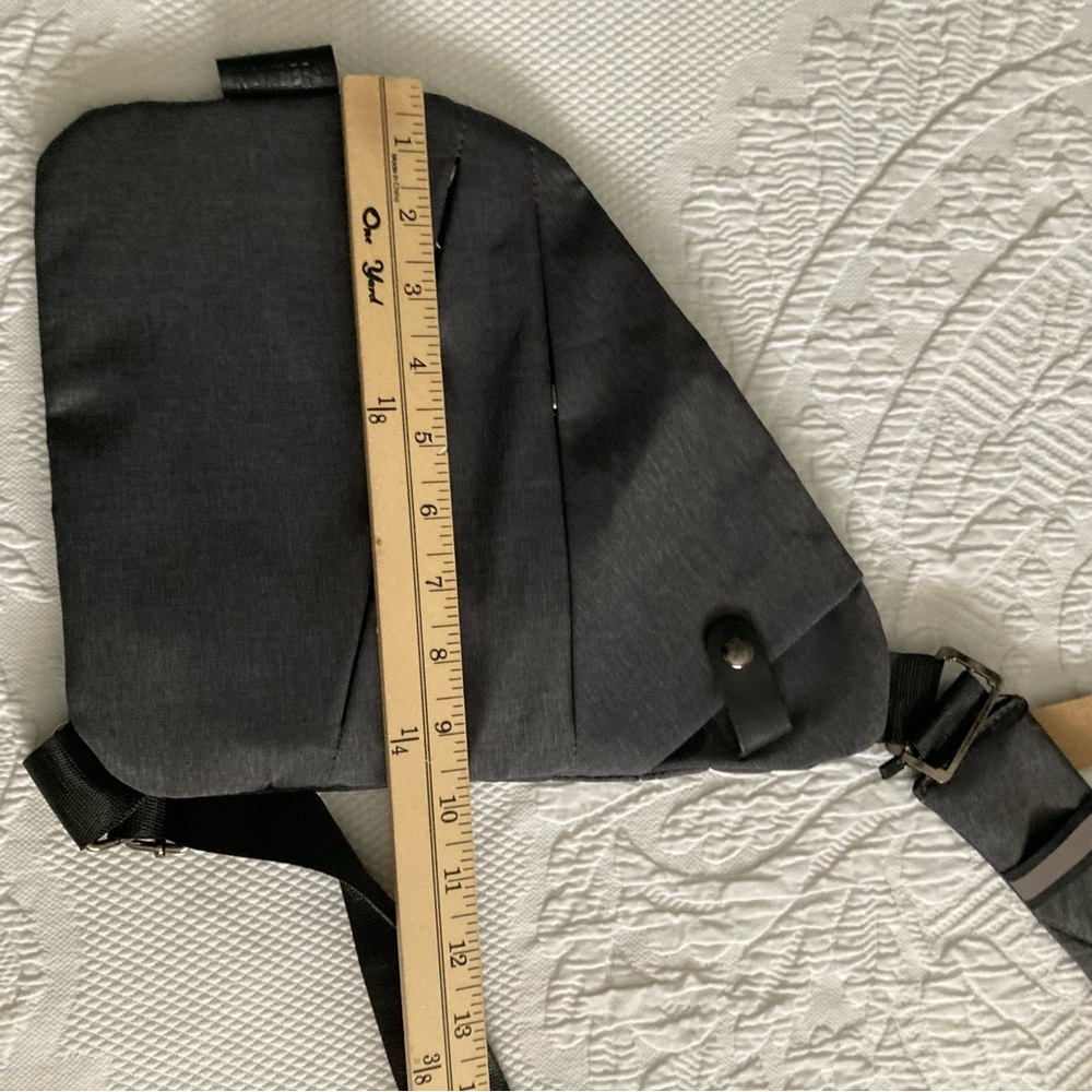 Wander Dark Gray Crossbody Bag - Picture 8 of 11